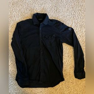 Belstaff black button down